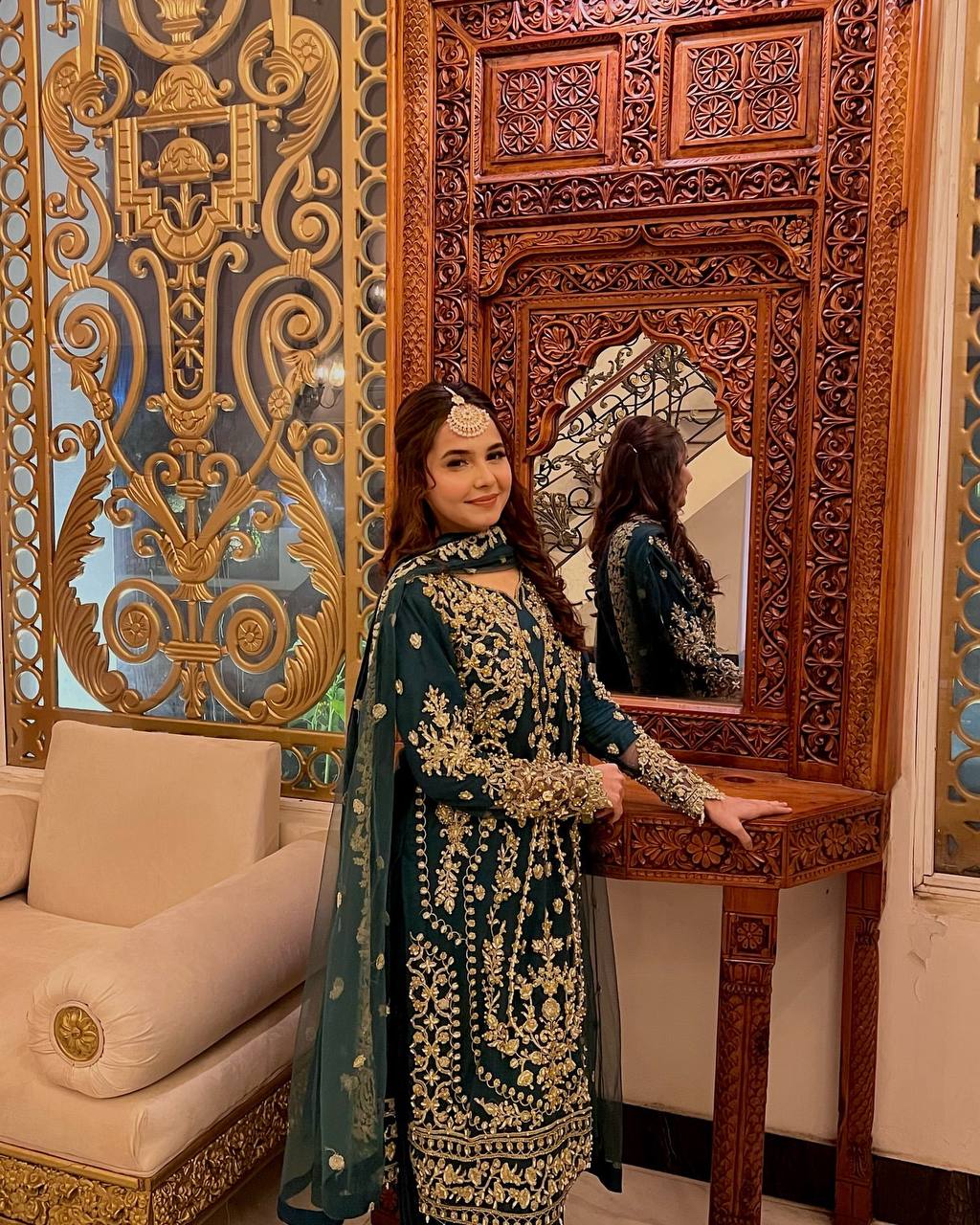 Designer Look Heavy Party Wear Set with Intricate 5mm Sequin Embroidery