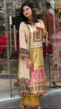 Contemporary Festive Wear A-Line Kurta Set in Digital Print with Mirror Highlights