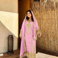 Chinon Silk Embroidered Work Salwar Suit - Jaipur Blossom
