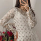 Designer Party Top Pallazo & Dupatta Set - Jaipur Blossom