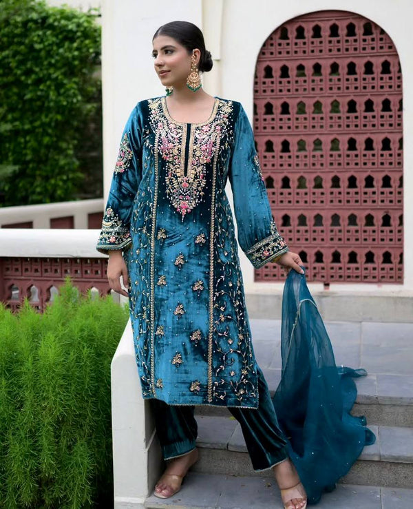 PREMIUM DESIGNER READYMADE TOP PLAZZO & DUPATTA COLLECTIONS