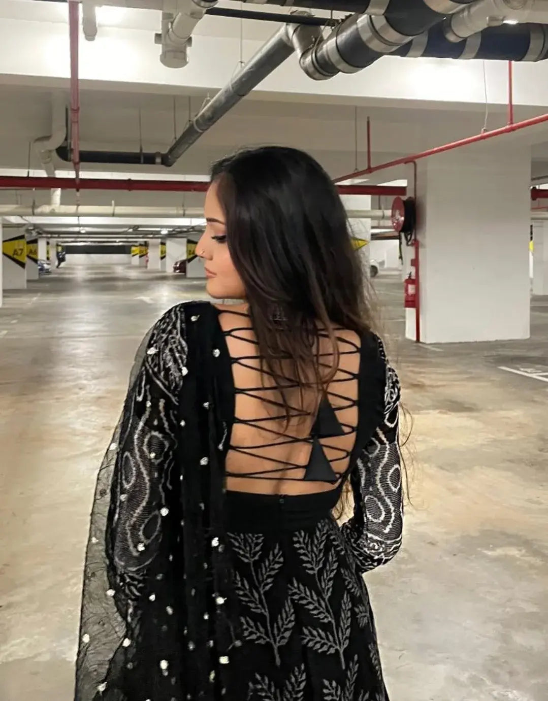 vinita-ww pure cinon silk digital printed gown set women wastra