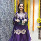 Purple Color Designer Palazzo Suit With Dupatta in Chinon With Sequence Embroidery - Jaipur Blossom