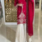 Party Wear Silk Coding Work Fully Stitched Plazo Suit Set - Jaipur Blossom