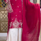 Party Wear Silk Coding Work Fully Stitched Plazo Suit Set - Jaipur Blossom