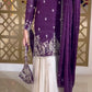 Party Wear Silk Coding Work Fully Stitched Plazo Suit Set - Jaipur Blossom