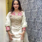 Off White Premium Designer Readymade Top Sharara Plazzo & Dupatta - Jaipur Blossom