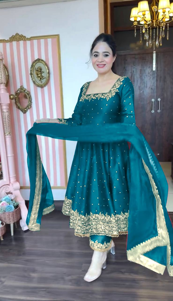 party wear Indian Bollywood Wedding Designer Women - Jaipur Blossom