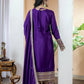 Chinon Silk Embroidered Work Salwar Suit - Jaipur Blossom
