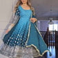 Chinnon Silk Yellow Party Wear Embroidery Work Readymade Anarkali Suit - Jaipur Blossom