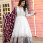 New Party Wear Heavy Faux Georgette Gown, Dupatta & Bottom Set - Jaipur Blossom