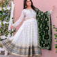 New Party Wear Heavy Faux Georgette Gown, Dupatta & Bottom Set - Jaipur Blossom