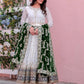 New Party Wear Heavy Faux Georgette Gown, Dupatta & Bottom Set - Jaipur Blossom