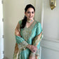 Designer Party Wear Look Pur Crunchy Silk Top Plazzo & Dupatta Set - Jaipur Blossom