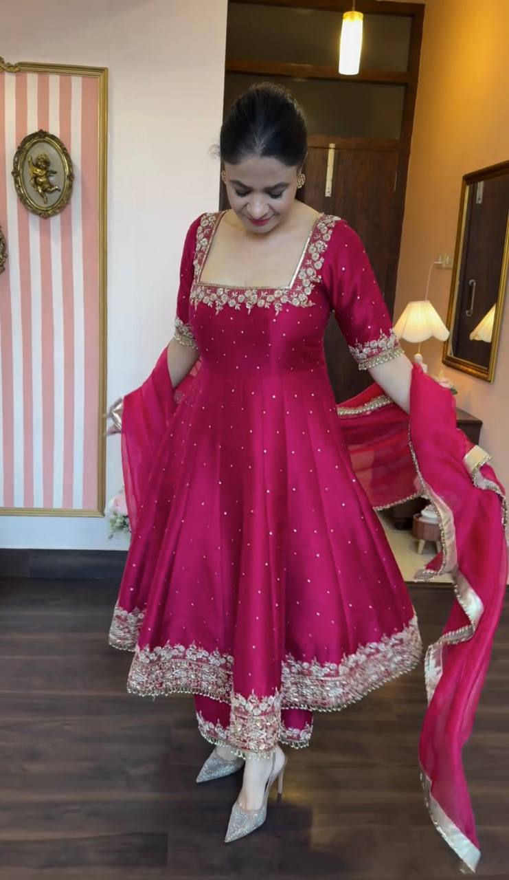 party wear Indian Bollywood Wedding Designer Women - Jaipur Blossom