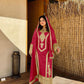 Chinon Silk Embroidered Work Salwar Suit - Jaipur Blossom