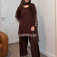 Top With Farshi Palazzo in Georgette With Embroidery and Real Mirror - Jaipur Blossom