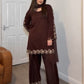 Top With Farshi Palazzo in Georgette With Embroidery and Real Mirror - Jaipur Blossom