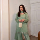 Top With Farshi Palazzo in Georgette With Embroidery and Real Mirror - Jaipur Blossom