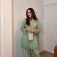Top With Farshi Palazzo in Georgette With Embroidery and Real Mirror - Jaipur Blossom