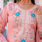 Designer Party Wear Look Pur Chinon Silk Top Plazzo & Dupatta Set - Jaipur Blossom