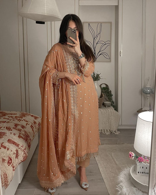 Beautiful Pakistani Suit For Wedding - Jaipur Blossom