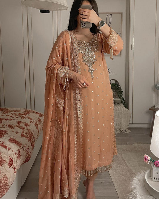 Beautiful Pakistani Suit For Wedding - Jaipur Blossom