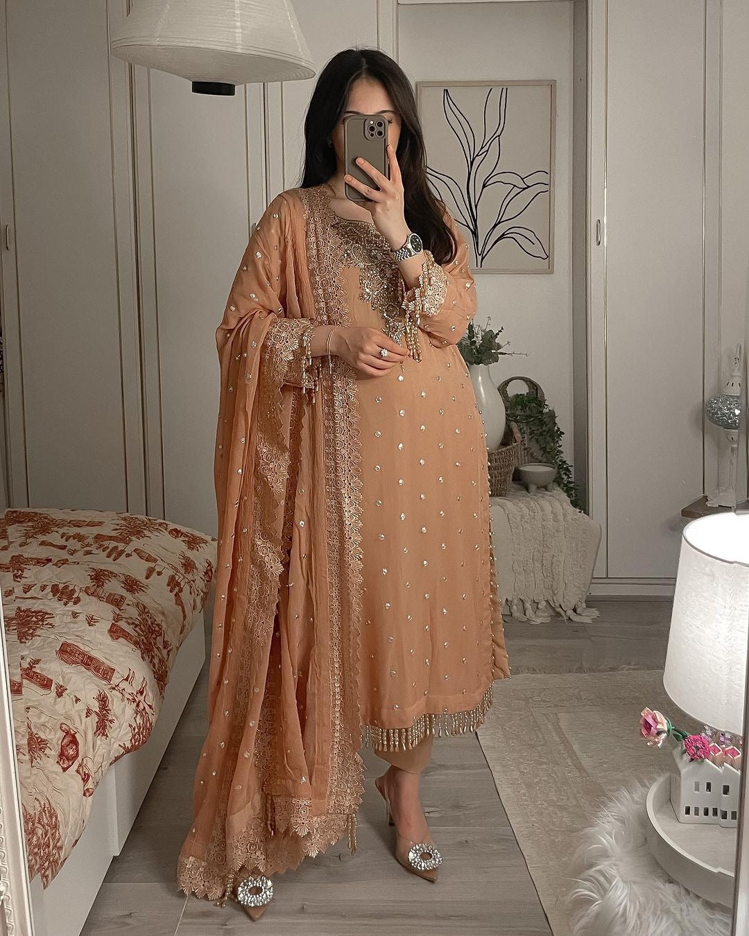Beautiful Pakistani Suit For Wedding - Jaipur Blossom