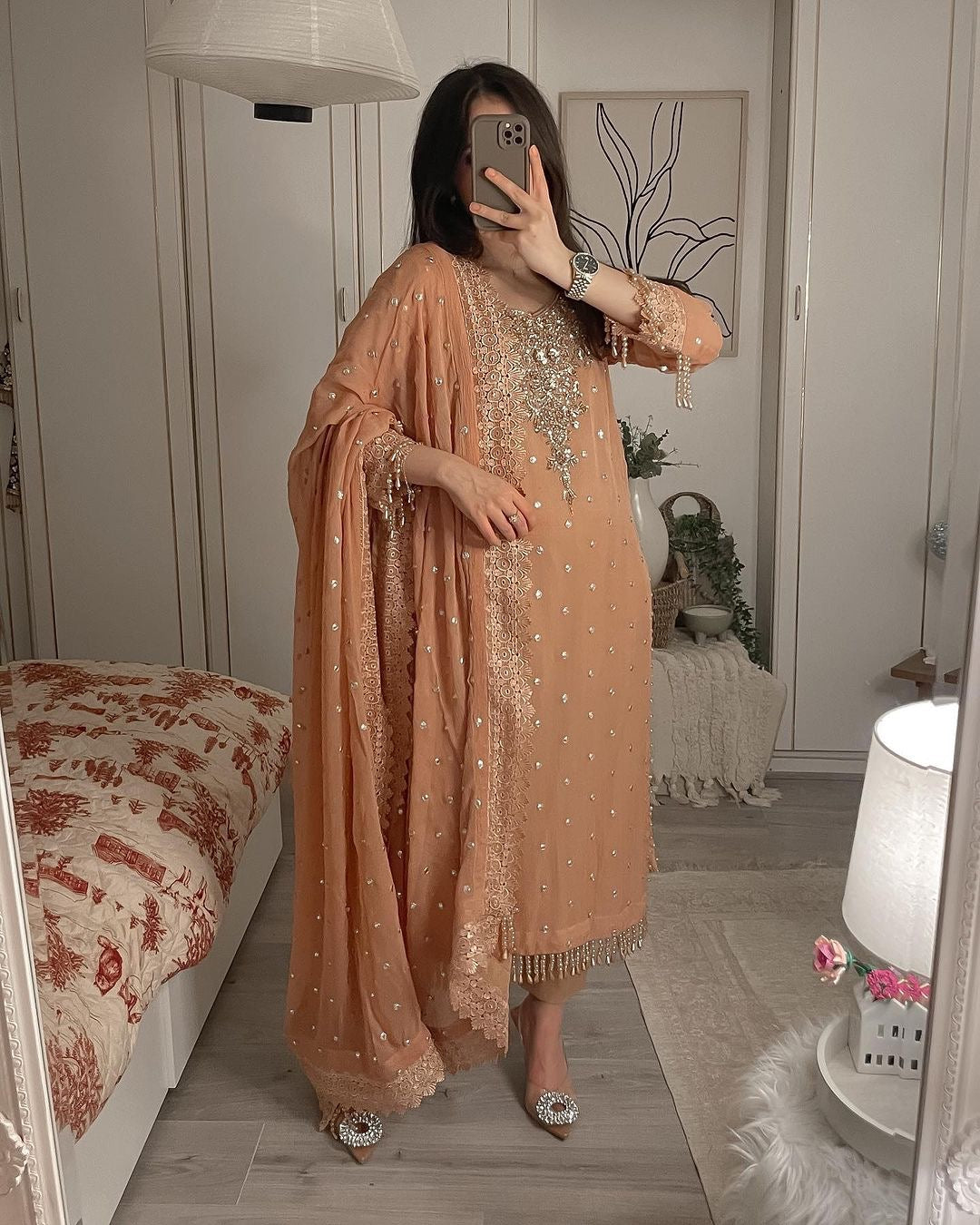Beautiful Pakistani Suit For Wedding - Jaipur Blossom