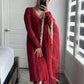 Faux Georgette Crush Anarkali Style Gown - Jaipur Blossom