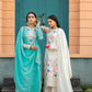 Designer Party Wear Look Pur Chinon Silk Top Plazzo & Dupatta Set - Jaipur Blossom