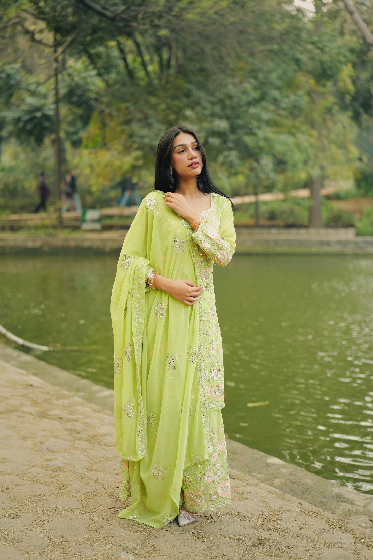 malika-nsr-heavy faux georgette sharara pair nsr