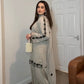 Top With Farshi Palazzo in Georgette With Embroidery and Real Mirror - Jaipur Blossom