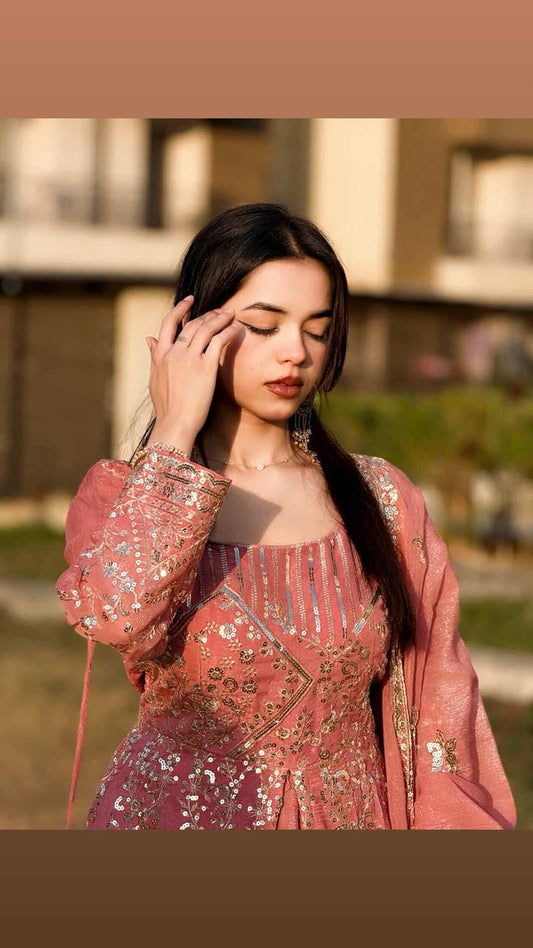 Ankita-VL Heavy Crunchy Silk Gown set