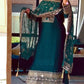 Fancy Style Long Suit Set Featuring Heavy Sequence and Diamond Hand Embroidery on Pure Chinon Silk