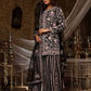 Exquisite Embroidered Top with 9K+ Stone Hand Work and Sarara Set with Fancy Dupatta - Jaipur Blossom