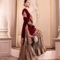 Real Mirror Georgette Embroidery Work Plazzo Suits - Jaipur Blossom