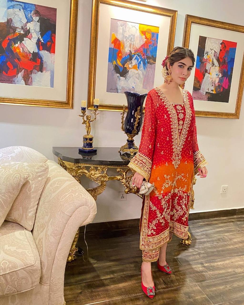 Ready to Wear Fancy Print Suit with Exquisite Embroidery and Stylish Dupatta - Jaipur Blossom