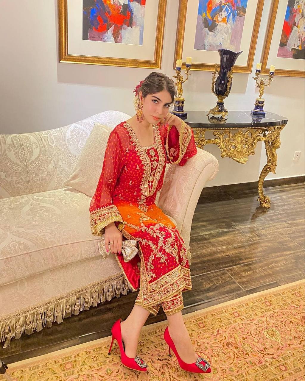 Ready to Wear Fancy Print Suit with Exquisite Embroidery and Stylish Dupatta - Jaipur Blossom