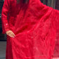 Red Faux Georgette Sequence Embroidery Work Salwar Suit - Jaipur Blossom
