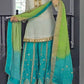 Summer Designer Faux Georgette Sharara Suit with 9mm Sequence and Digital Print