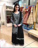 Premium Fancy Plazzo Set with Rich Embroidery & Coordinated Dupatta - Jaipur Blossom