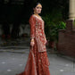 Party Ready Fox Georgette Embroidered Top Plazzo and Fancy Dupatta