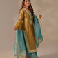 Heavily Embroidered Designer Top-Plazzo Set with Stylish Dupatta - Jaipur Blossom