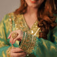 Heavily Embroidered Designer Top-Plazzo Set with Stylish Dupatta - Jaipur Blossom