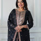 Classy Party Wear Look in Cosmo Silk with Heavy Sequin Work and Fancy Dupatta