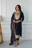 Classy Party Wear Look in Cosmo Silk with Heavy Sequin Work and Fancy Dupatta