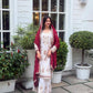 New Designer Party Look in Heavy Chinon Silk with Fancy Dupatta and Embroidery Work