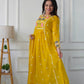 Stylish Party Wear Ensemble with Heavy Faux Georgette Top, Pant, and Embroidered Fancy Dupatta