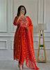 Stylish Party Wear Ensemble with Heavy Faux Georgette Top, Pant, and Embroidered Fancy Dupatta
